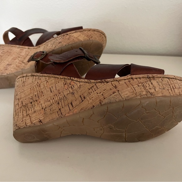 Born platform sandals Rust, 10m - Picture 4 of 6